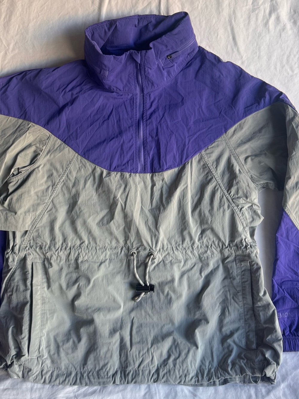 lululemon athletica Purple and Light Gray Pullover Ski Jacket